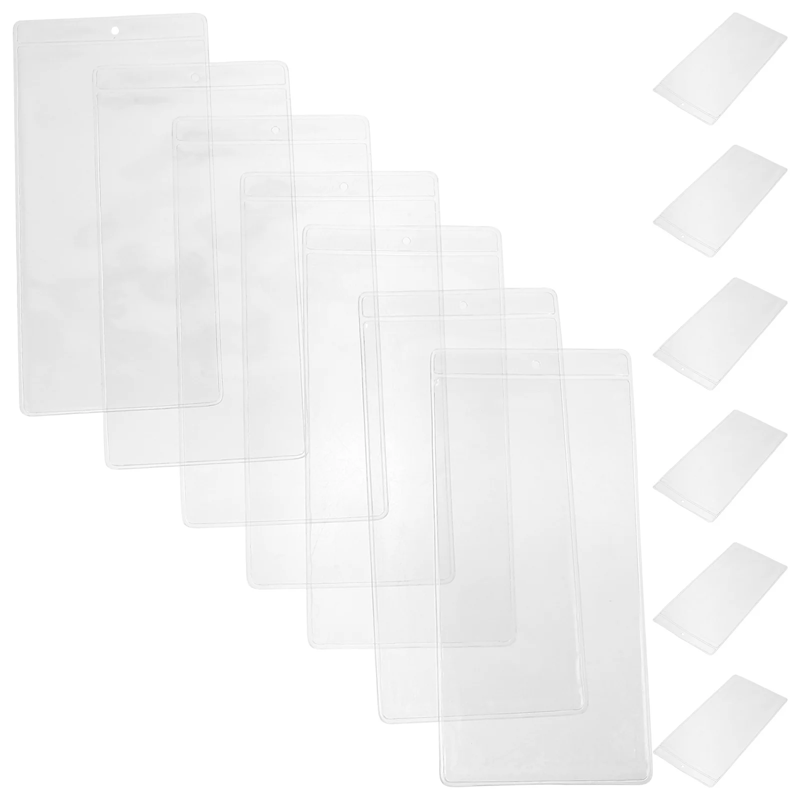 

30Pcs Bookmark Display Sleeves Creative PVC Holder Lightweight Book Protector Organizer DIY Accessory for Reading Craft