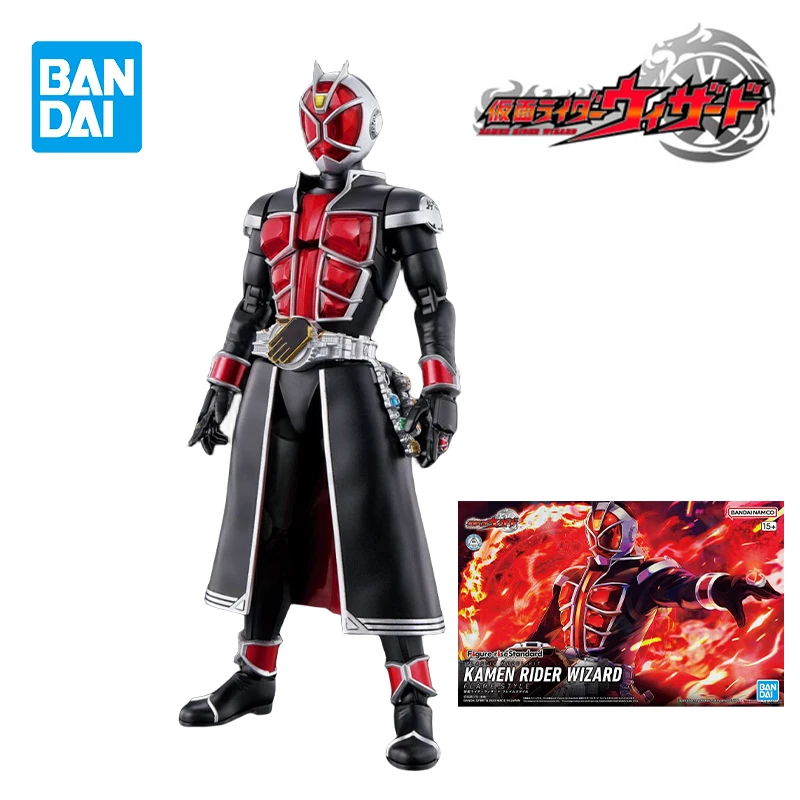 

Original Bandai Figure-rise FRS Kamen Rider Wizard Anime Figure Model Toy Doll for Boy Girl Birthday Gift Collectible Decoration