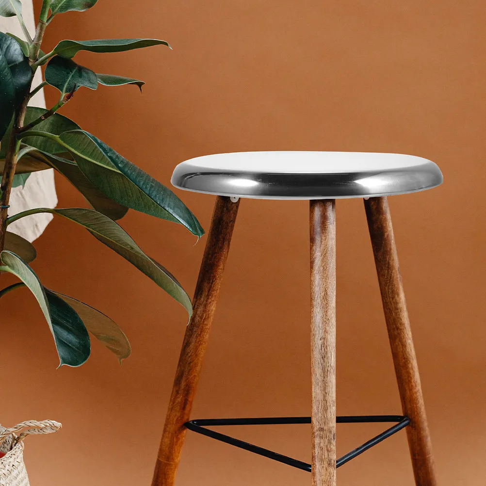 

Stainless Steel Stool Seat Round Bar Replacement Part Kitchen Dining Room Wedding Banquet Stool Replacement Seat