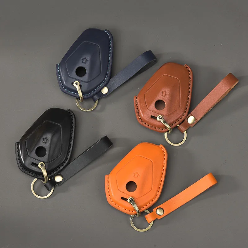 Funda de cuero para llave de motocicleta para Bmw GS R 1300 Big GS 2023 R1250 GS Beemer Boxer Adventure Bike Key Cover