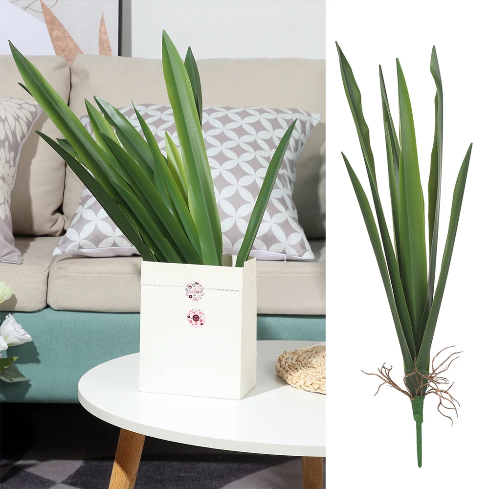 New Party Supplies High Grade Artificial Decorations Silicon Feel Garden Simulation Artificial Orchid Leaf - view 6