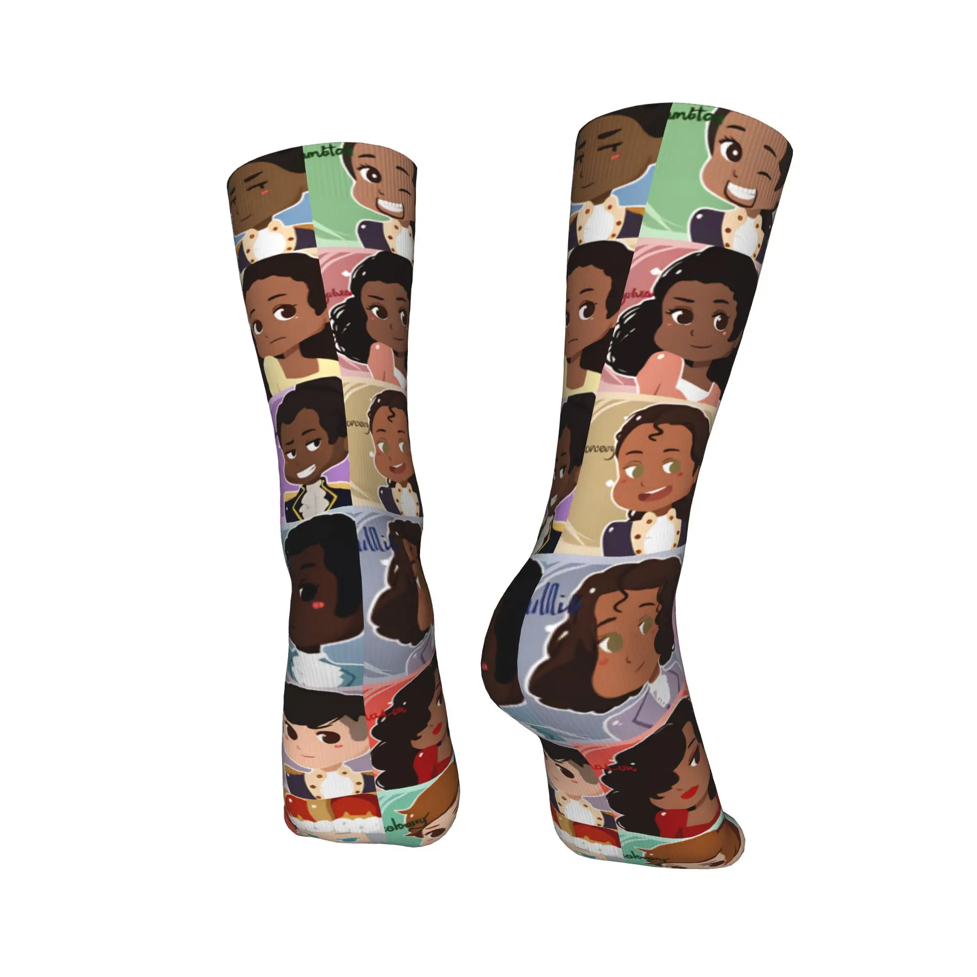 ハミルトンズ・ザ・ミュージカルソックス秋ストッキングカジュアルメンズ高品質ソックスカスタムスケートボード滑り止めソックス