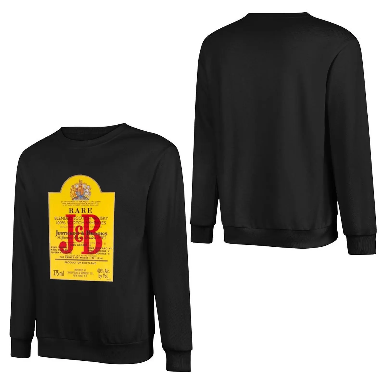 J&B Rare Scotch Whisky Blend Pullover Hoodie japanese style anime clothes winter man sweatshirt