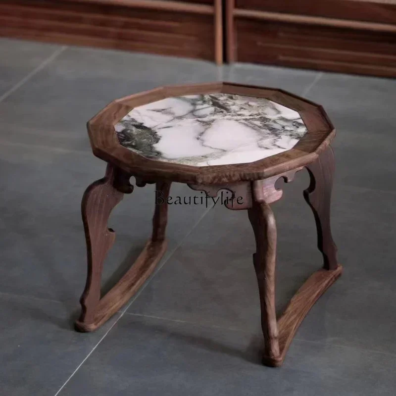 

ls 35North America Walnut Tea Coffee Table Tatami Side Table Outdoor Foldable and Portable