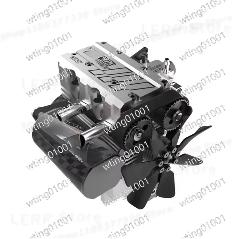 for FS L200AC1 OTTO 7cc Twin Cylinder 4 Stroke Nitro Powerplant Air Cooled Starter Set Ready to Run or DIY Assembly Miniature