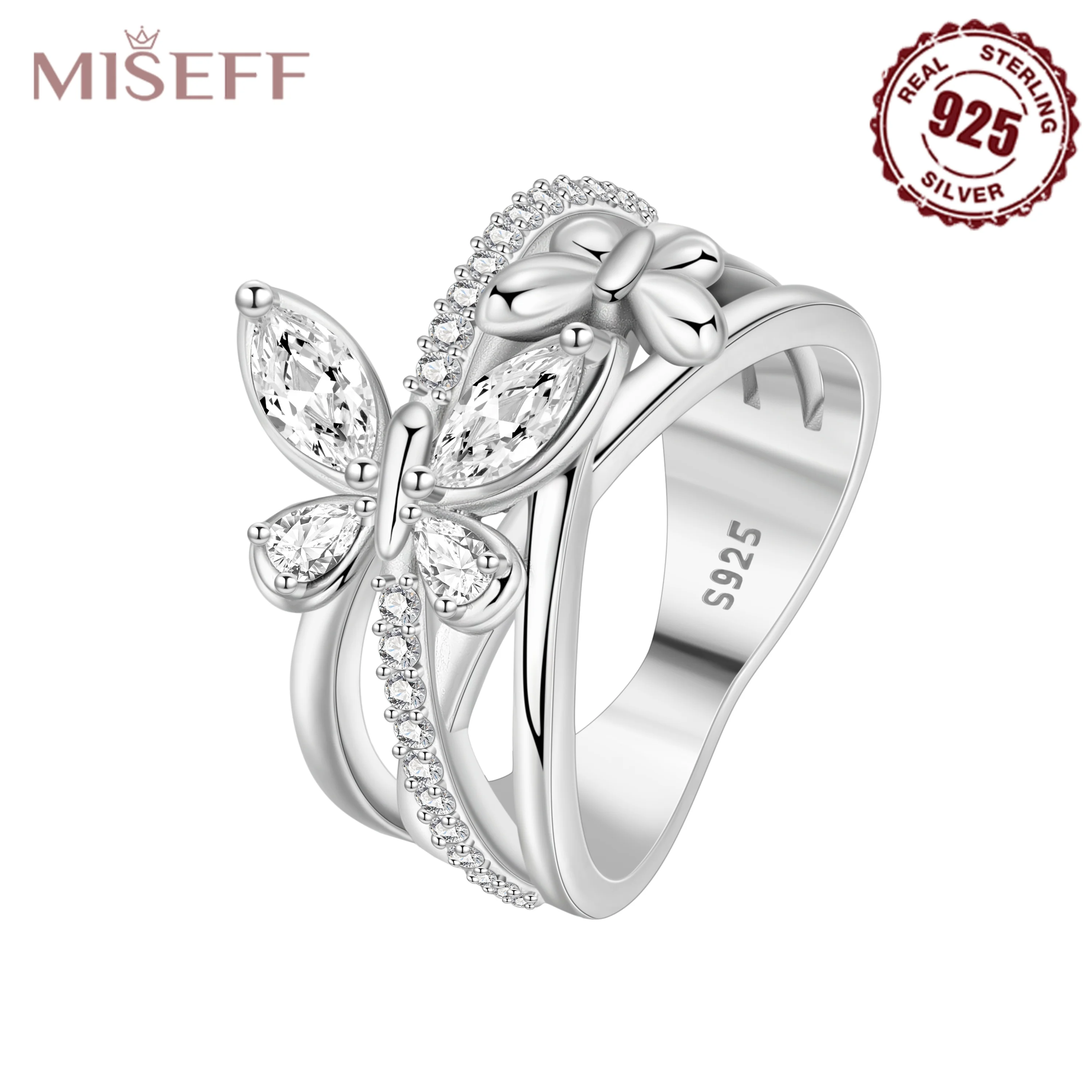 Women's Versatile S925 Sterling Silver Fashion Ring