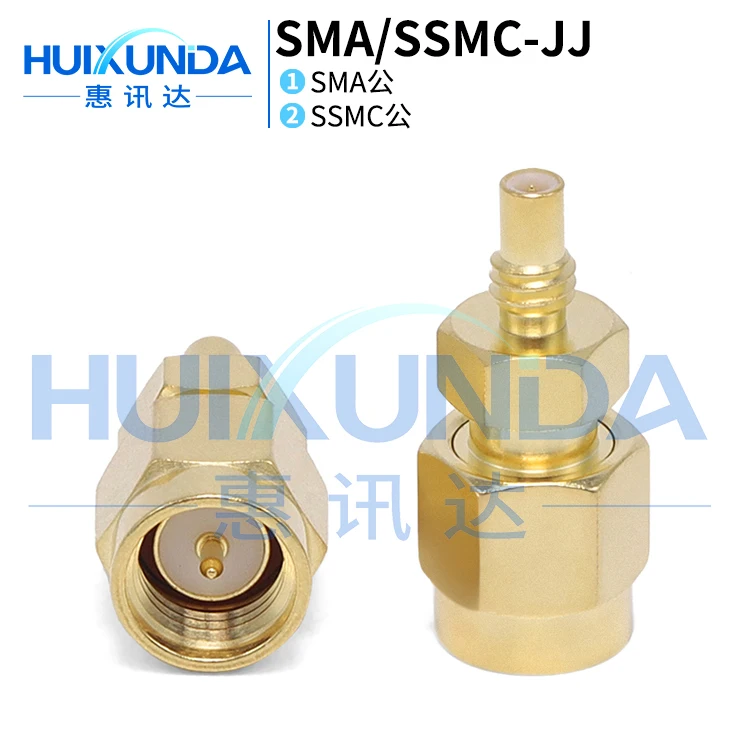 

SMA/SSMC-JJ SMA Public to SSMC Male High Frequency Precision Adapter 17g SSMC to SMA Connector