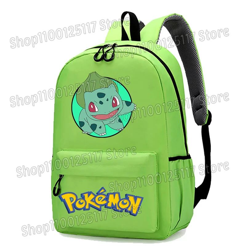 حقيبة ظهر بوكيمون بطباعة الرسوم المتحركة حقيبة مدرسية مستلزمات الطلاب حقيبة كتب ذات سعة كبيرة حقيبة ظهر ملونة لطيفة محمولة هدية للأولاد والبنات #6