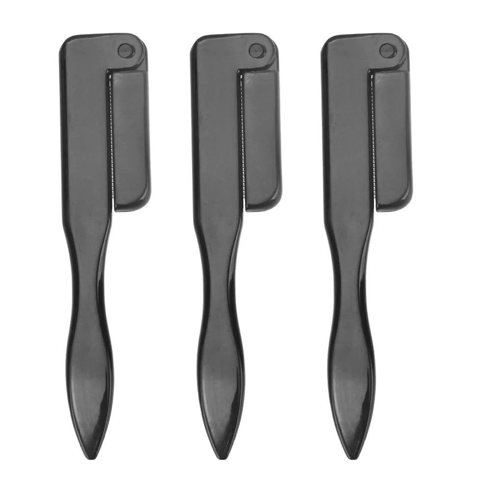 3Pcs 접이식 눈썹 브러쉬 속눈썹 빗 매일 미용 관리를위한 휴대용 다목적 메이크업 도구 화장품 액세서리