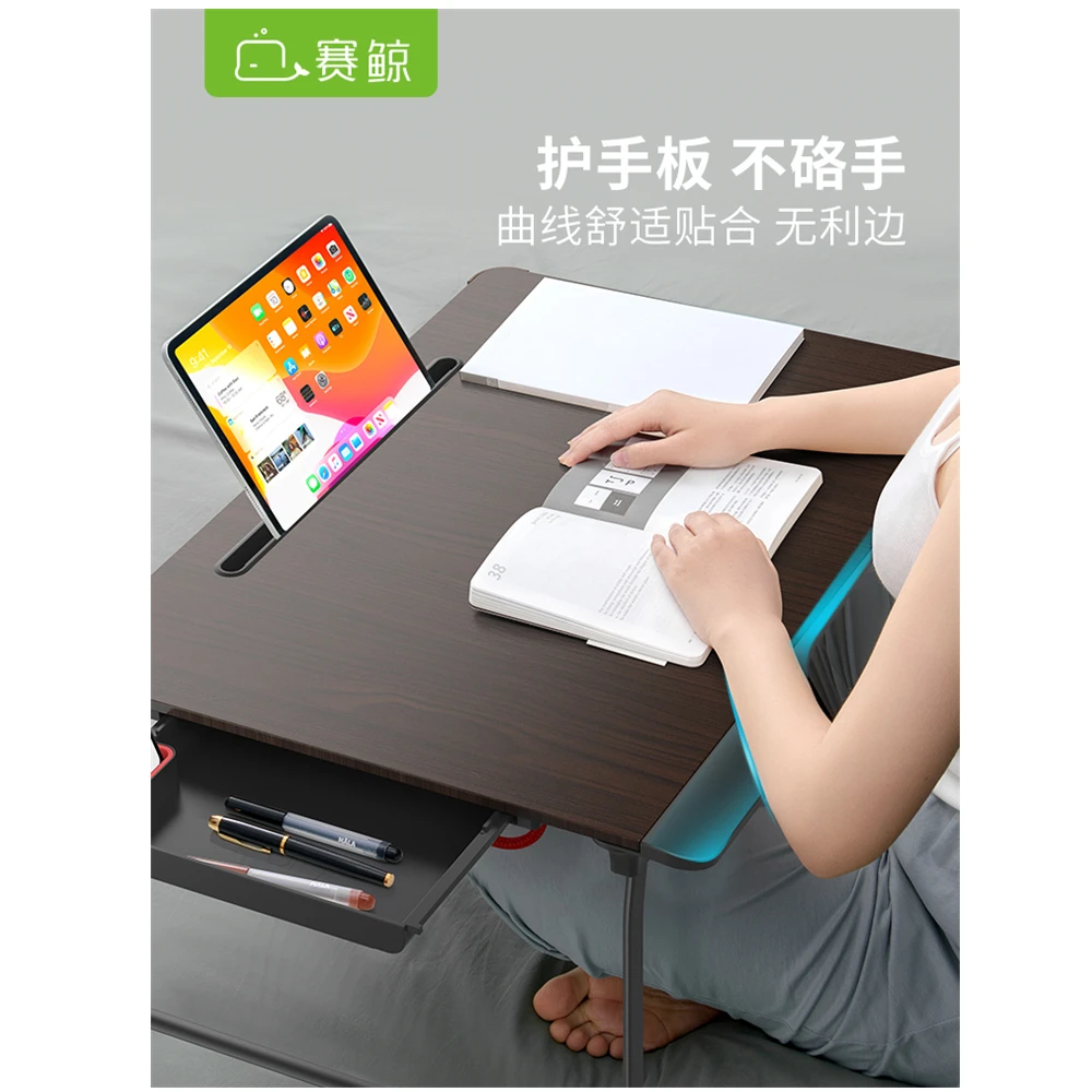 

65x49x30cm Foldable Laptop Desk Bed Sofa Writing Desk Household Portable Small Table Children's Bay Window Folding Bracket Table