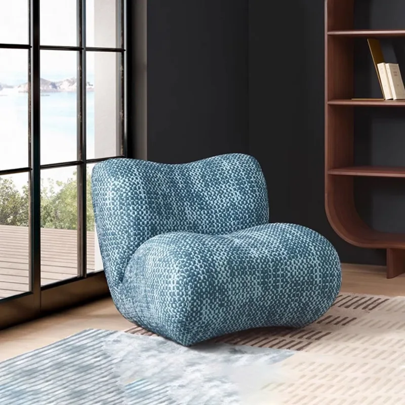 

Single sofa chair living room balcony leisure chair French retro style creative single sofa