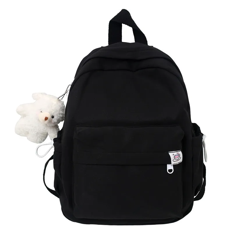 Customized Backpack Personalized Name Women's Candy Colored Student Backpack Large Capacity Travel Backpack