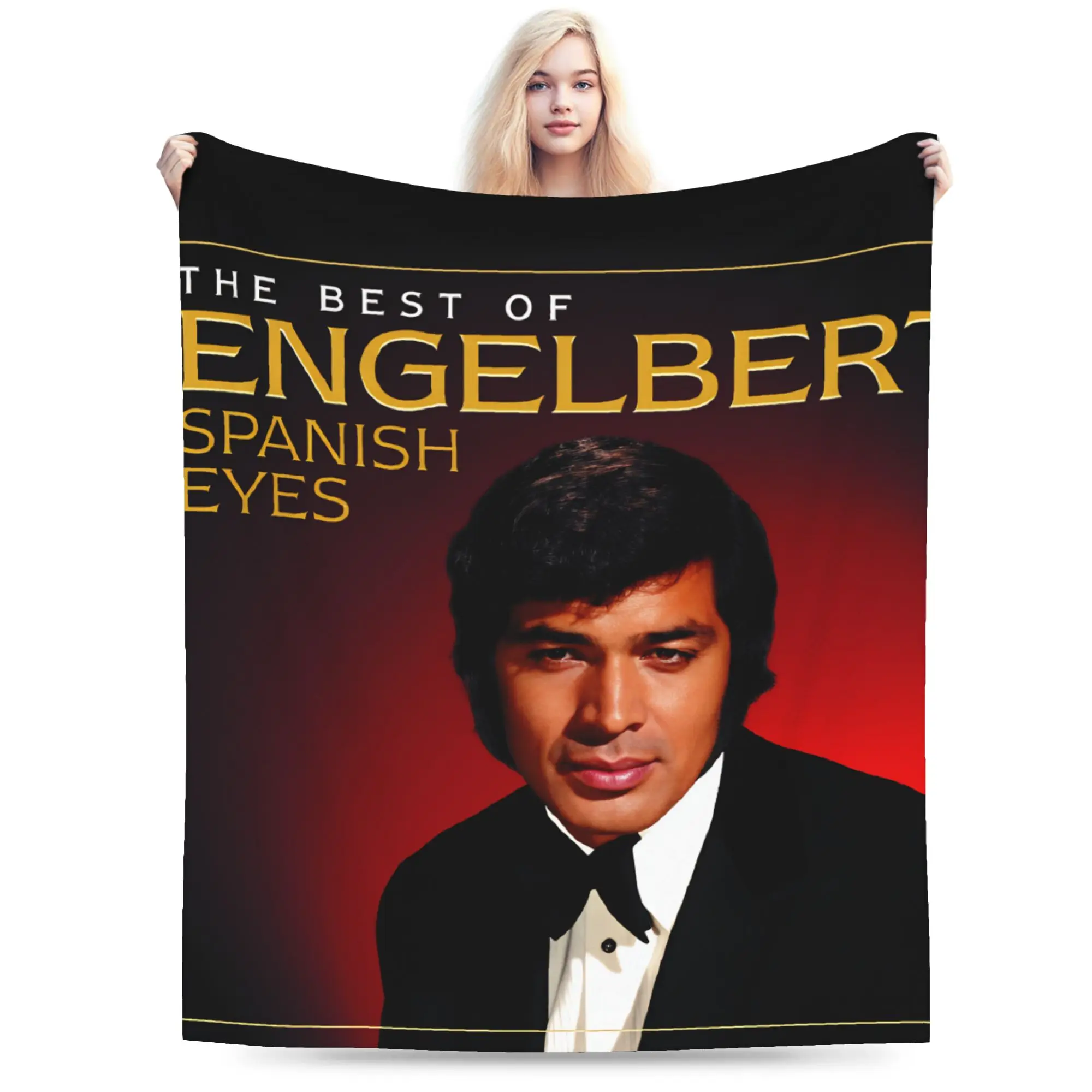 새로운 Engelbert Humperdinck 플란넬 담요 겨울 부드럽고 내구성이 뛰어난 소녀 소년용 의자용 담요 플러피 침대 커버 소파 침대 커버