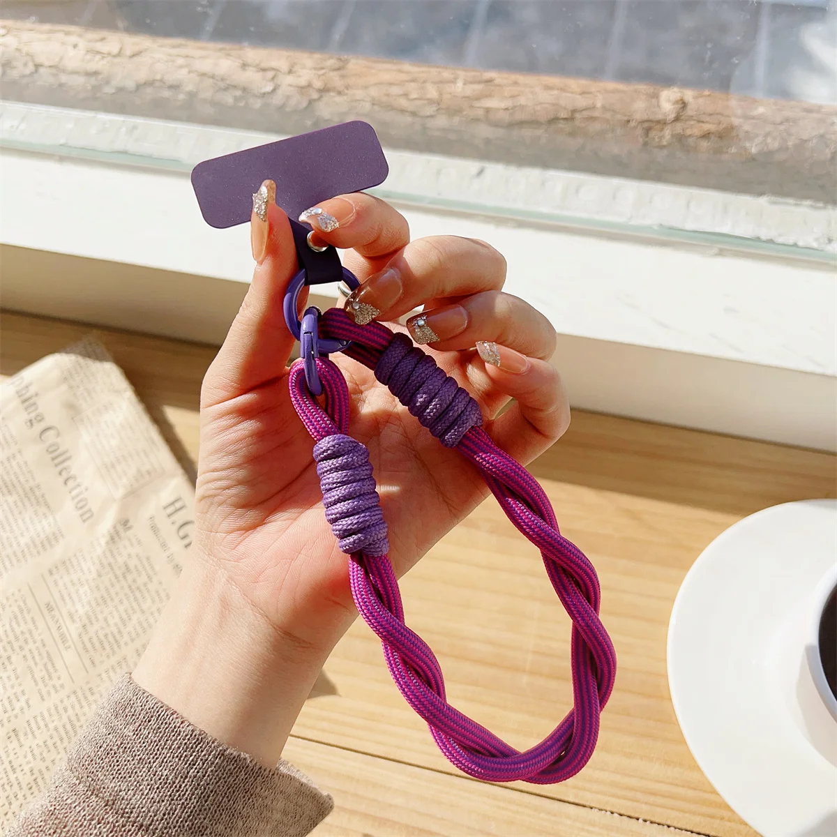 Handy-Lanyard, Handgelenkschlaufe, Verbindungsteil für Handyhüllen, universelles Handyhüllen-Zubehör, rutschfest und sturzsicher, tragbarer Anhänger