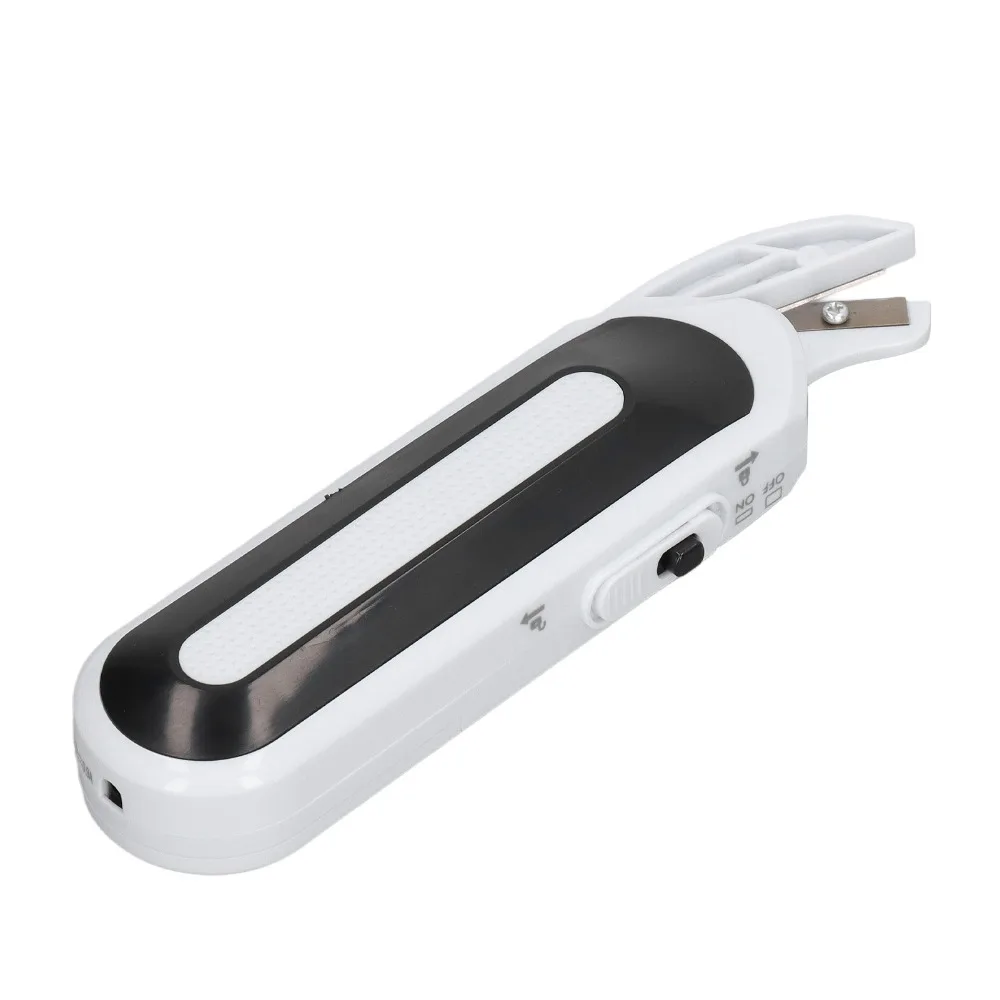 Metal Blade Cordless Electric Scissors 2 Power Supply Modes Scissors Cover Mini Portable Shears Battery Operated Scissors