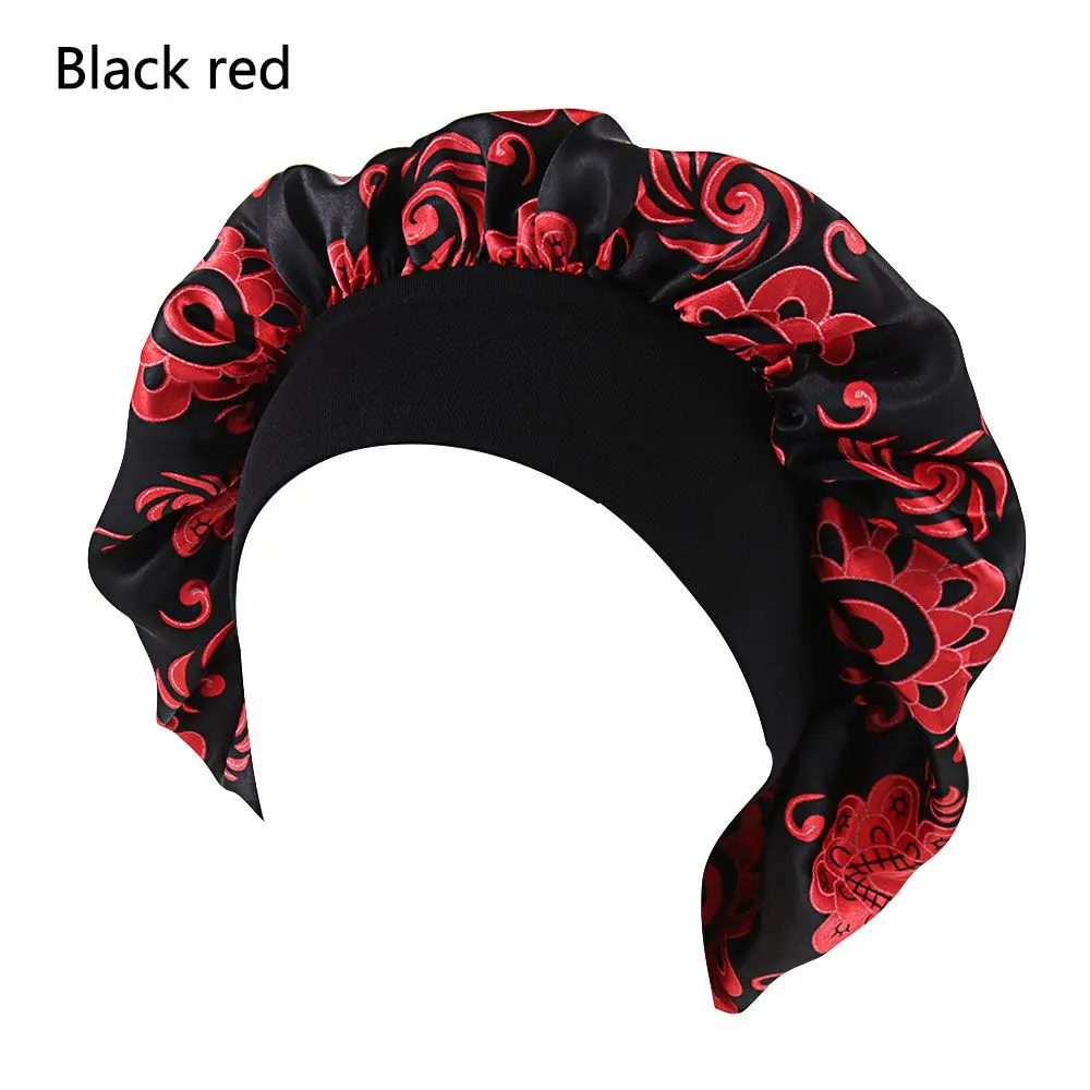 Hair Beauty Head Wrap Curly Springy Hair Bonnet Hair Loss Cover Chemo Caps Satin Bonnet Night Sleep Hat