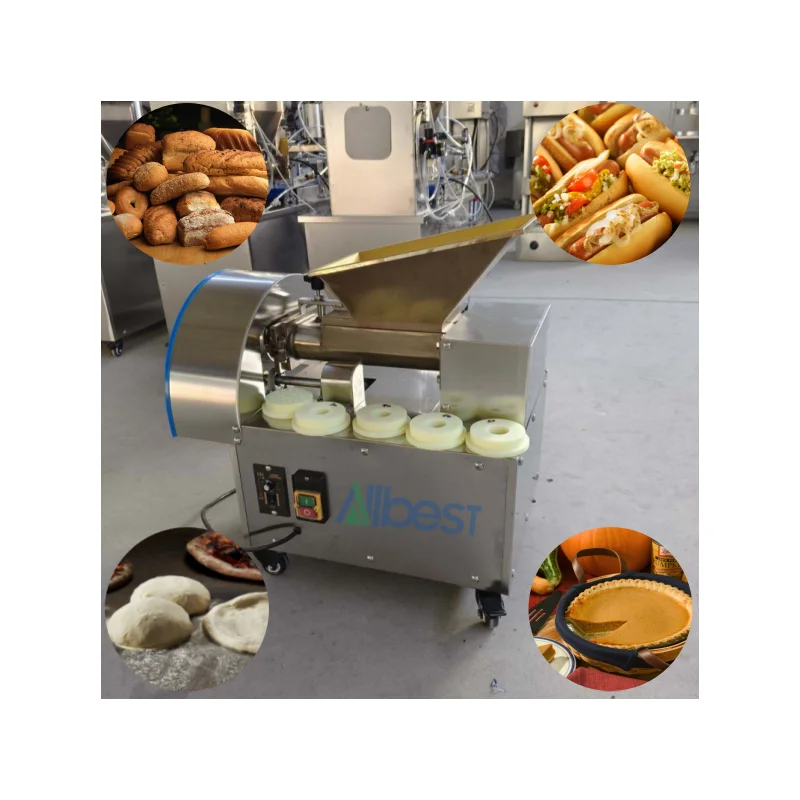 Dough Cutting Machine Snack Machines Dough Divider Round Farms Pizza Bread Cookies Hot Dog Buns Pie Crusts Maker