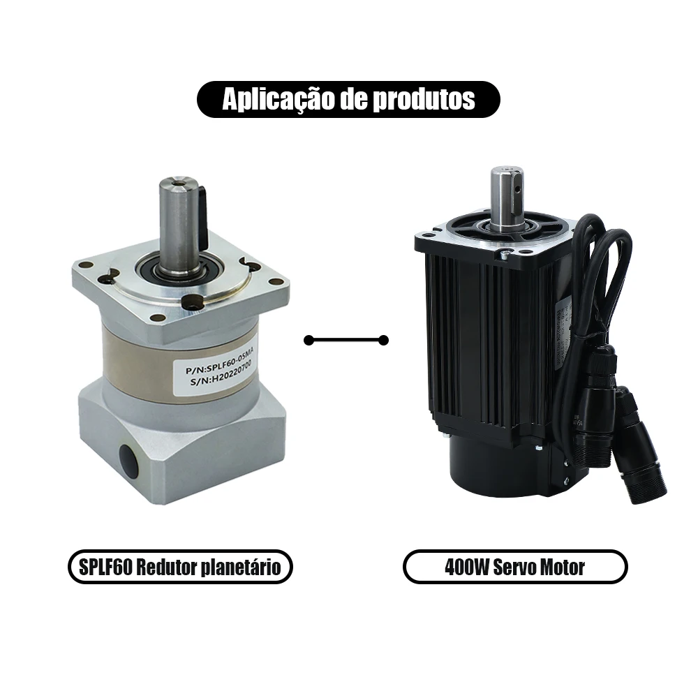 نسبة تروس محرك سيرفو 4 5 10 25N.m نيما 24 محرك سيرفو ، مخفض كوكبي ، SPLF60 ، من أجل البرازيل تم شحنها #3