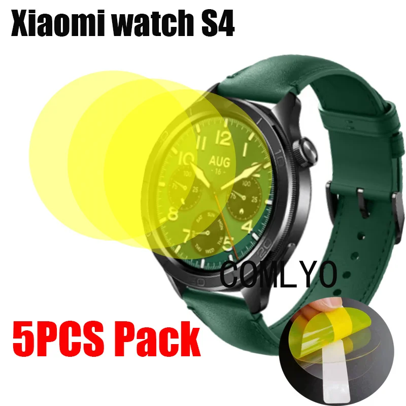 5Pcs For Xiaomi watch S4 Screen Protector Smart watch Soft Film TPU Hydrogel Unthin HD Clear Anti-Scratch Films