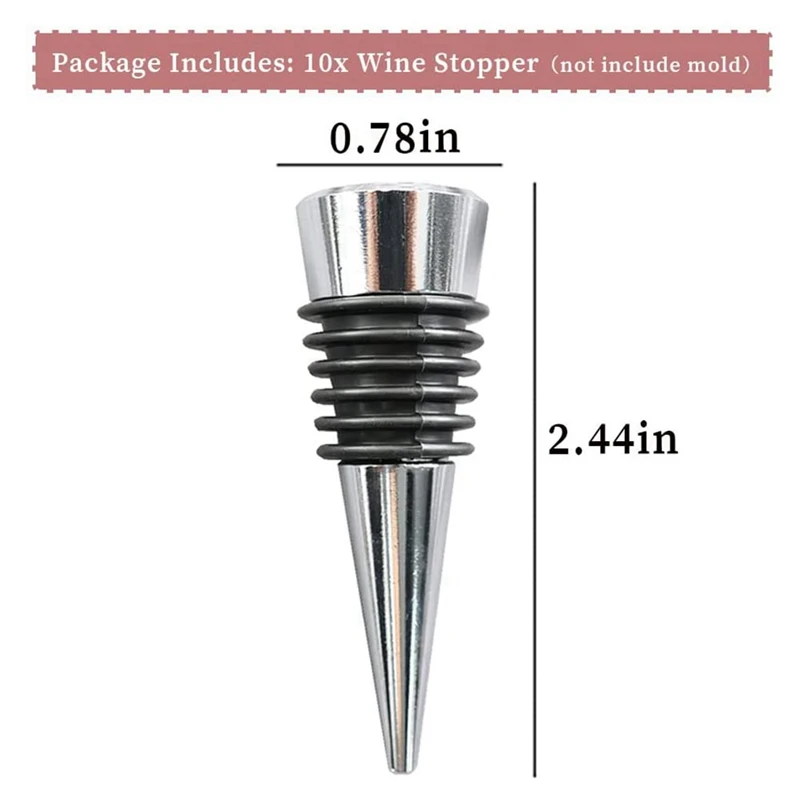 40PCS Wine Stopper, Reusable Decorative Wine Bottle Stoppers Wine Saver Stopper Set For Party Wedding Kitchen Bar Gift