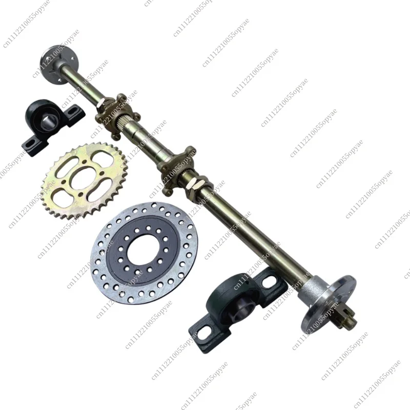 

Modified Box Kart Accessories Three Wheel ATV 61-74cm Thick Rear Axle 5 Inch Flange Go Kart Parts