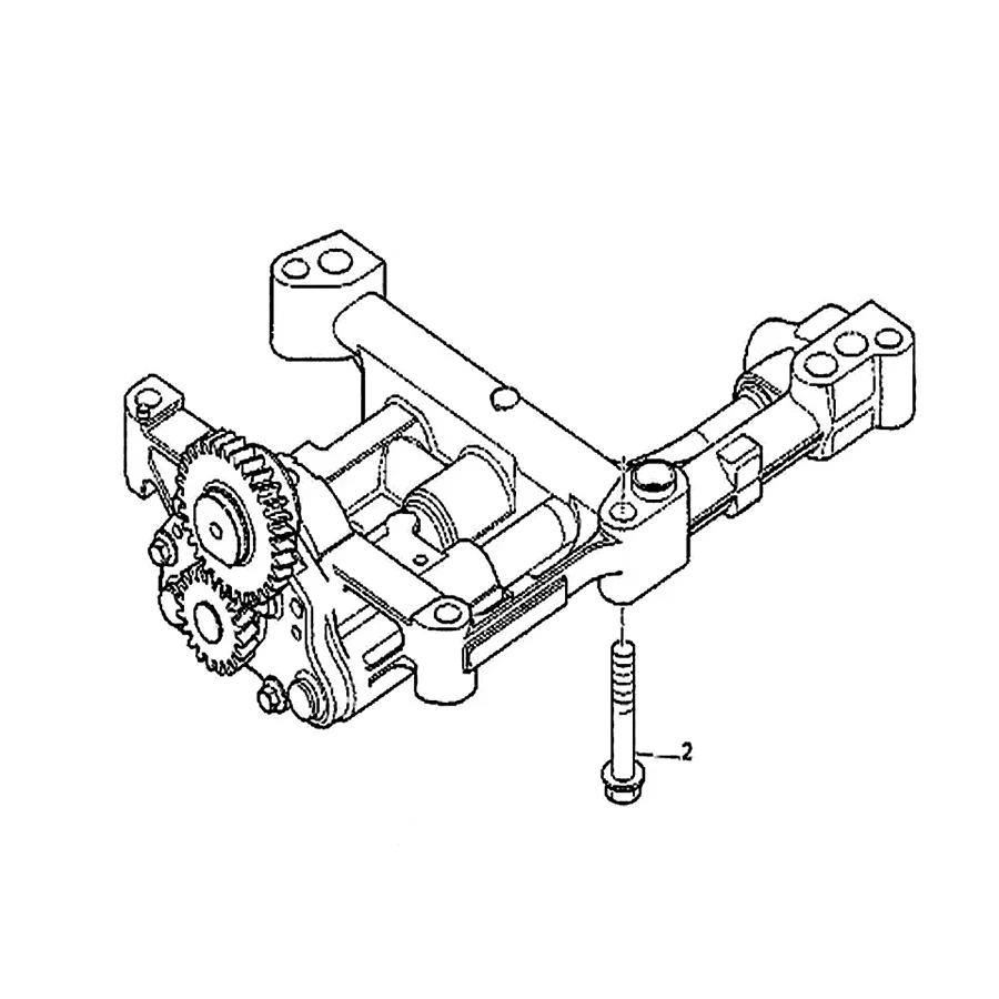 Масляный насос 6912010 7017252   Для Bobcat T2556 T2566 T35100 T40170 TL470 V518 V723 VR518 VR530C VR638 VR723