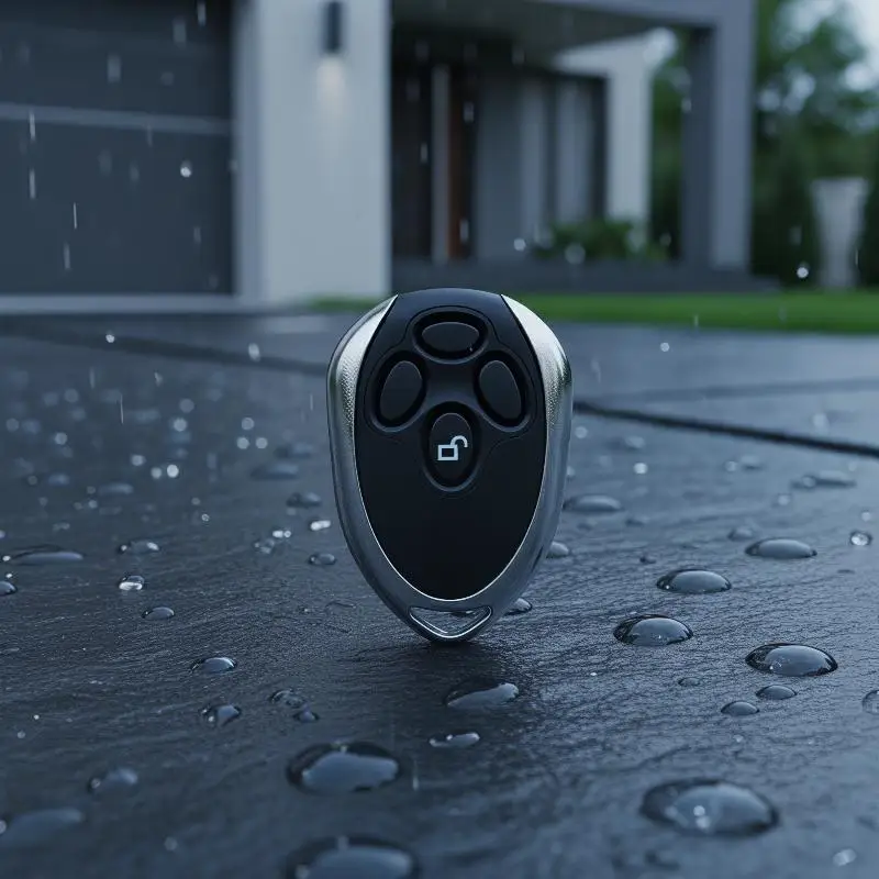 4-Channel 12V/24V Wireless Remote Control – HCS101 Code Garage & Gate Opener for Security Systems (433.92MHz)