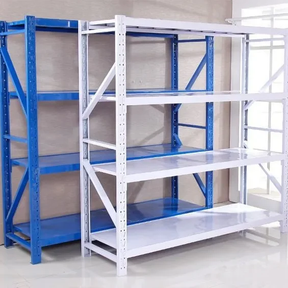 

Multi-layer shelves, warehouse storage metal light medium shelves