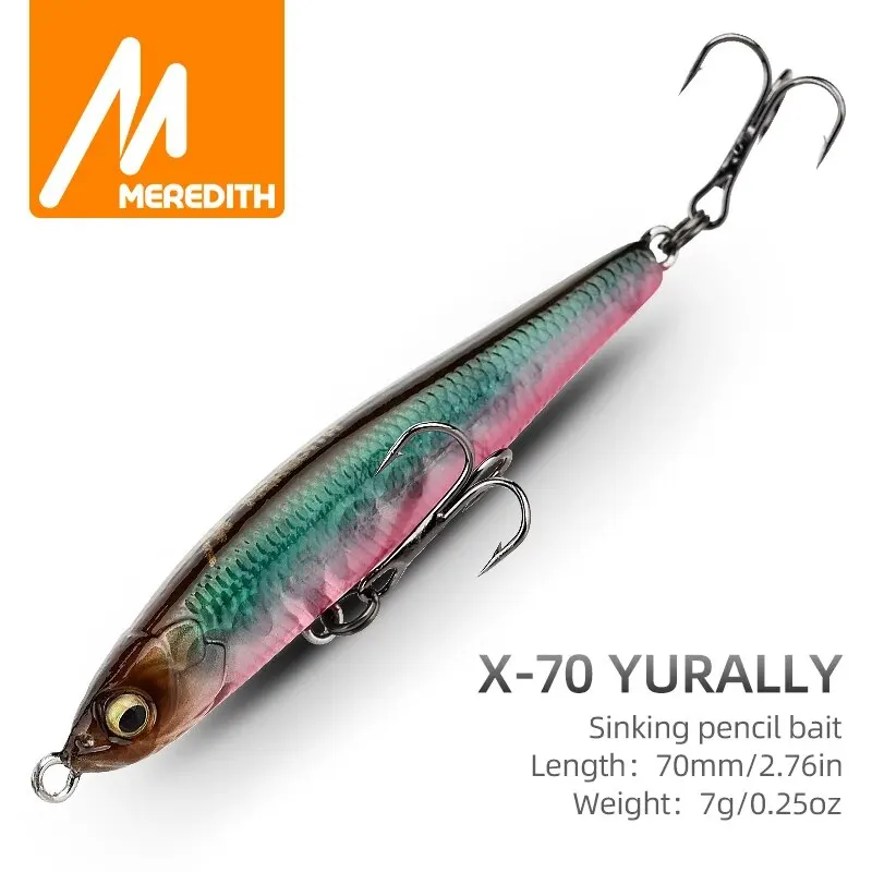 MEREDITH Jerk Pencil Sinking Fishing Lure Wobbler Bass Fish Tackle Lures Fishing Accessories Saltwater Lures Trolling Fish Bait