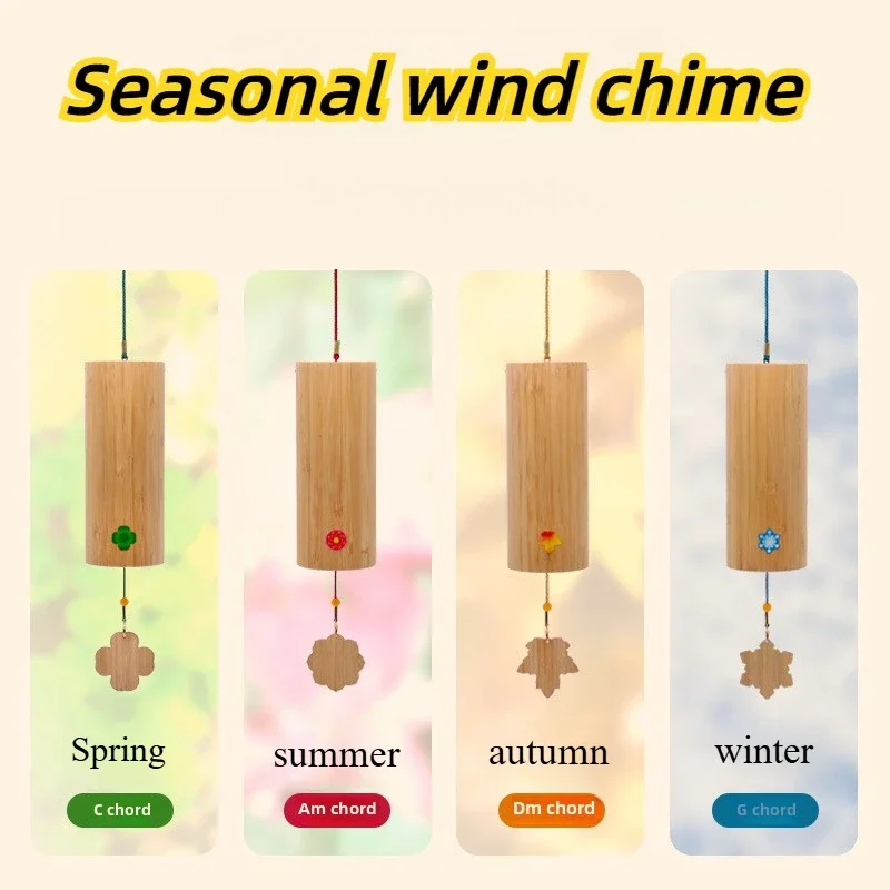 

Japanese Hand Wind Chimes Chord Meditation Home Decor Vintage Bamboo Healing Yoga Instrument Wind Chimes Art Crafts Ornaments