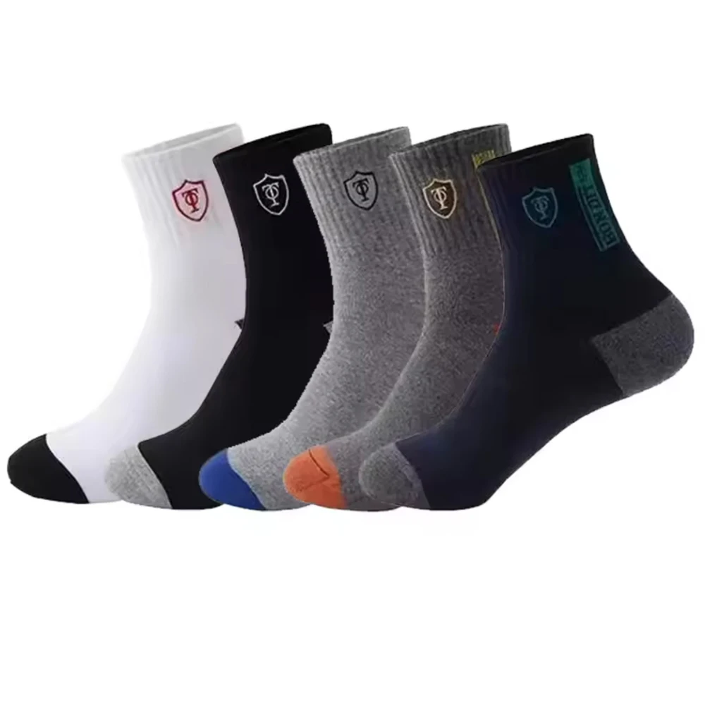 15/30 Paar atmungsaktive Herren-Sportsocken aus Baumwolle, Bambusfaser, schweißabsorbierende, desodorierende Business-Strümpfe – Detail 1