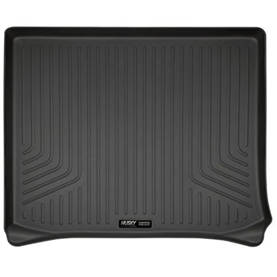 

Weatherbeater Cargo Liner for 2014-2024 Jeep Cherokee Black Vinyl Durable Waterproof Protection with Storage Pockets
