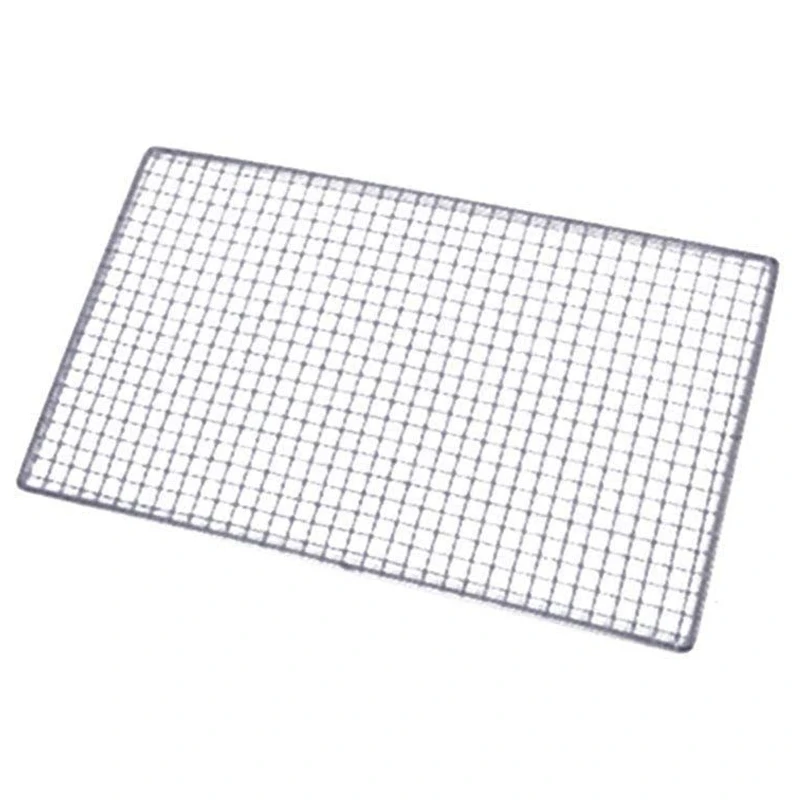 A99TMetal Squares Holes Grilling Barbecue Wire Mesh 30cm x 45cm
