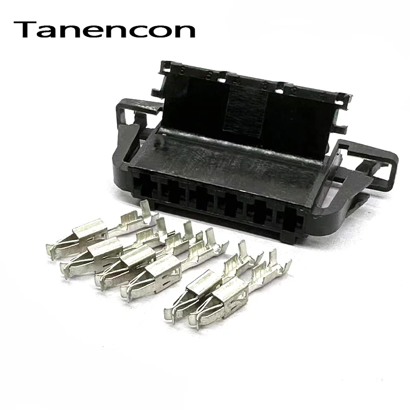 1 Set 6 Pin Automotive Taillight Male Female Connector 1J0972706 2.8mm Car Rear Tail Light Plug  for VW Bora Santana Passat