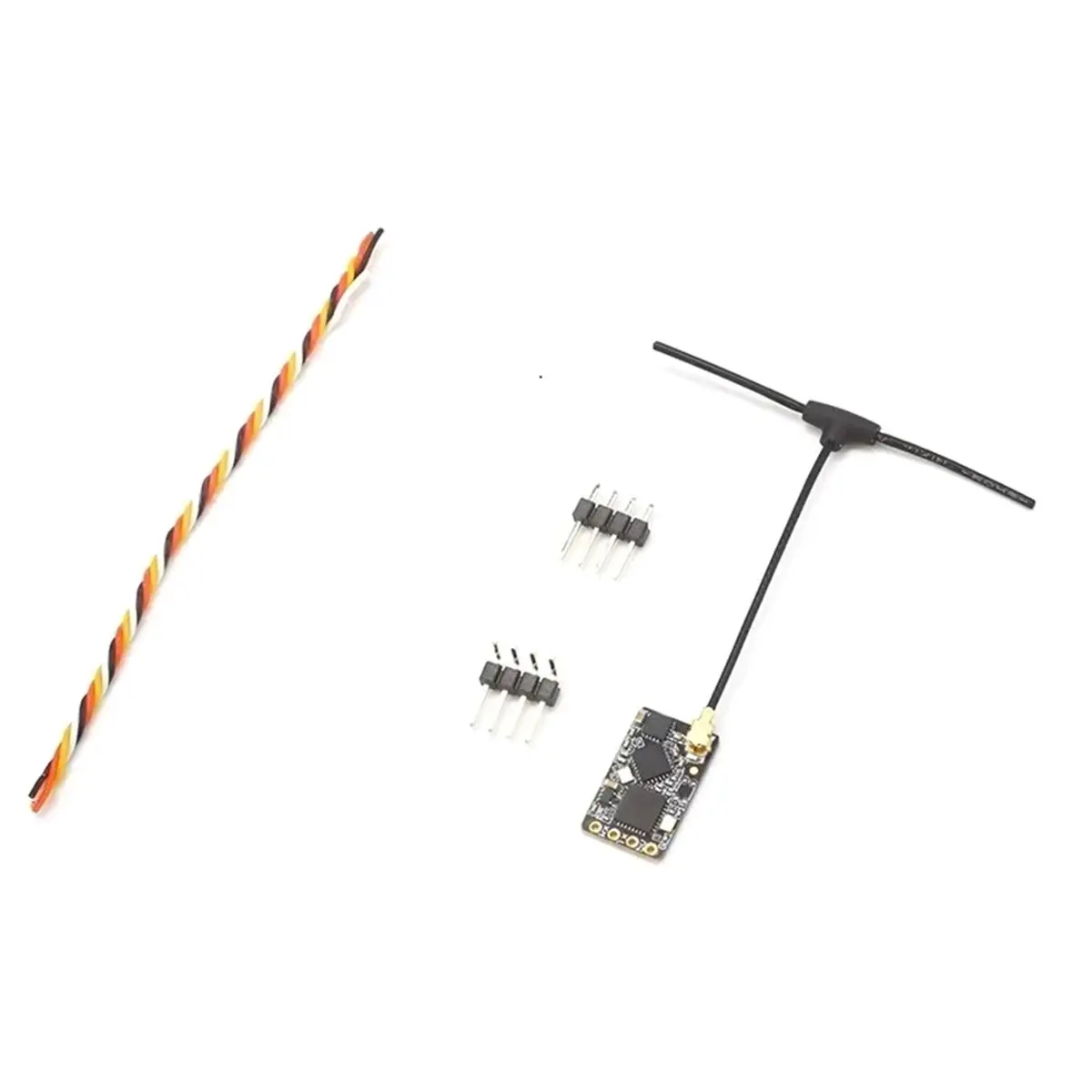 (A30I) 5PCS ELRS 2.4GHz LRS Receiver with T Type Antenna Support Wifi Upgrade for RC FPV Traversing Drones Parts