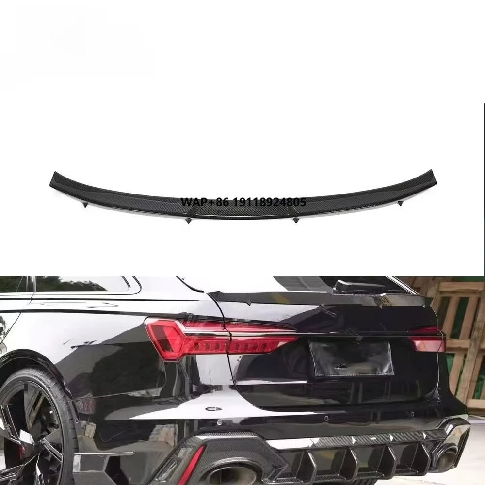 

Dry Carbon Fiber Rs6 Window Middle Spoiler For Rs6 Avant Base Wagon 4-door 2019- 2022
