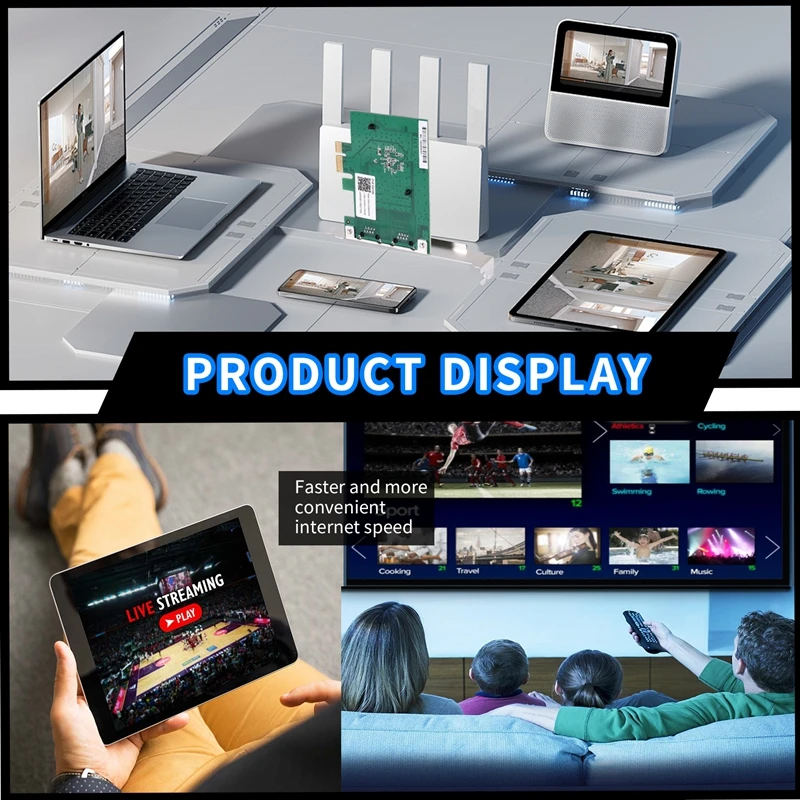 

High-Quality 2Port Gigabit PCIe Network Card 1000M Dual Ports PCI Ethernet Adapter