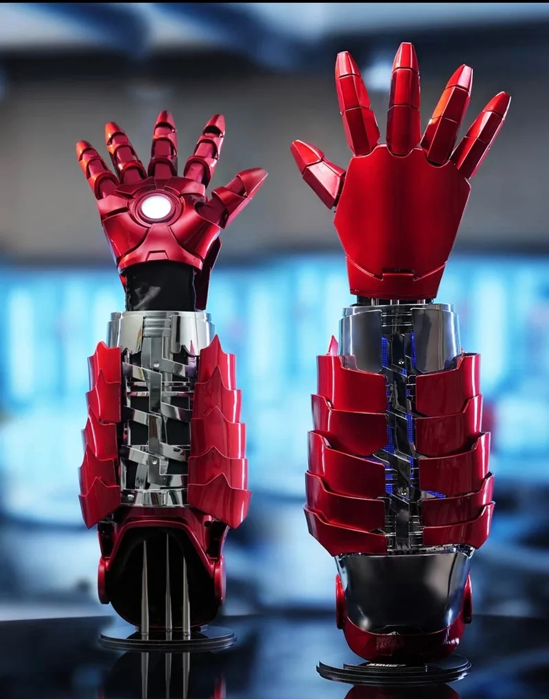 

Marvel Iron Man Mk5 Mecha Arm Cosplay Wearable Electric Multi-Piece Opening Closing Voice Controlled Touch Control Fans Gifts