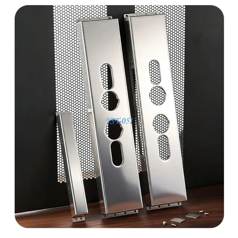 E15A Door Latches Guard Plates Outswing Door Security Protectors Cover Door Modification