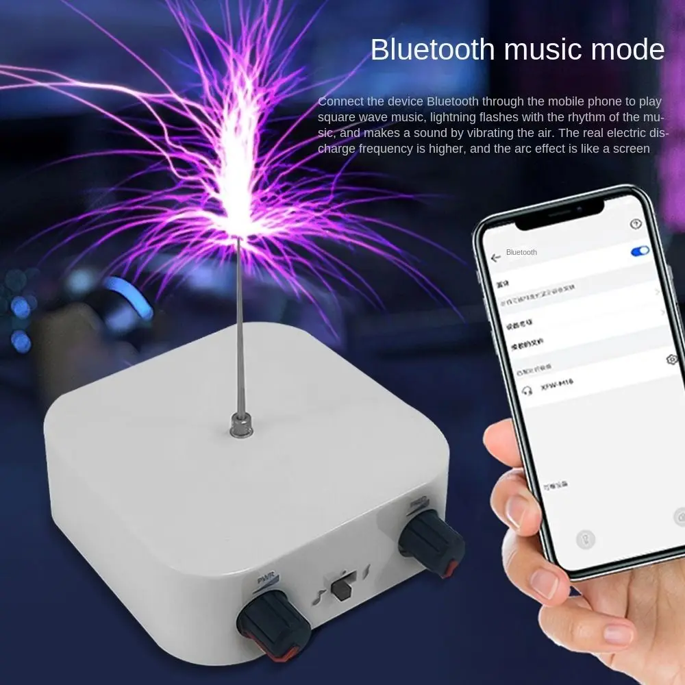 

Bluetooth Musical Coil Wireless Transmission Touchable Science Teaching Experiment Model Lightning Experiment Model Desktop Toy