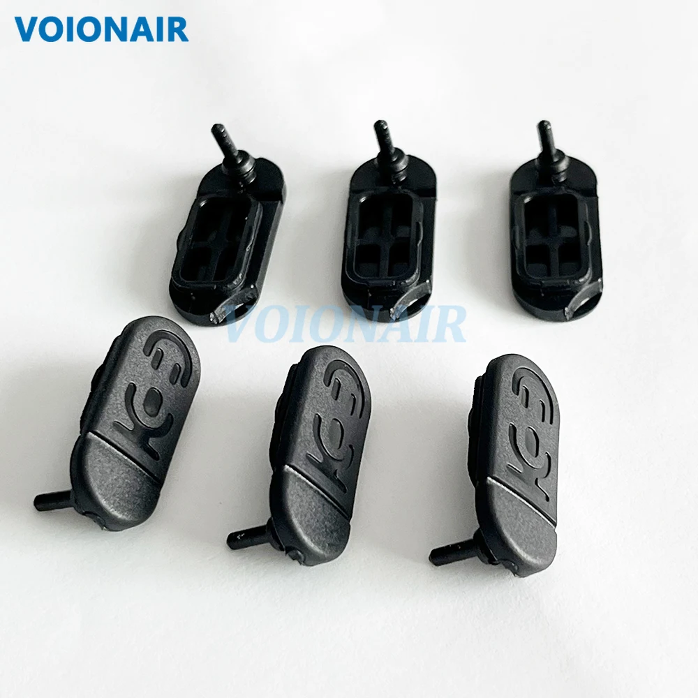 Voionair 10 Stuks Stofkap Oortelefoon Jack Zijklep Voor Motorola Ep350 Cp185 Cp1300 Cp1200 Cp1308 Cp1660 Radio