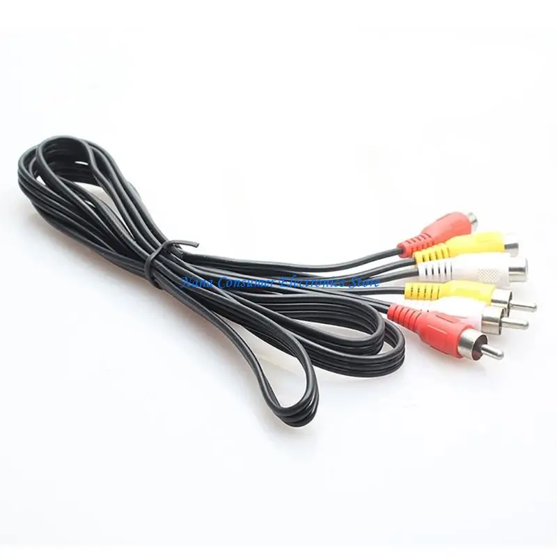 G7NE 3RCA to 3RCA Cable Auditory Video Cord Male to Female Extension Wire Line for TV Projectors 25cm 1.5m 3.0m 5m 10m