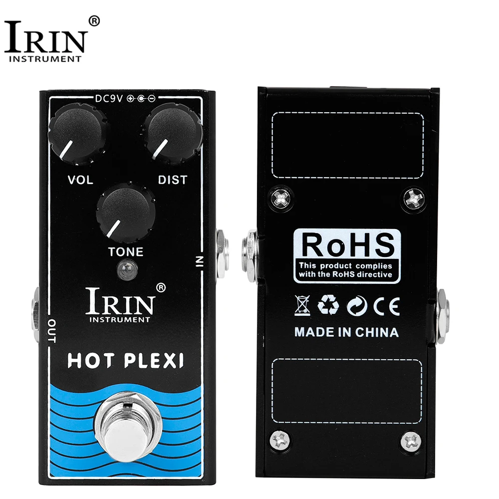 IRIN RF-13 Hot Plexl เอฟเฟคกีตาร์แบบจำลองเสียงคลาสสิก Sexy Spoon พร้อม True Bypass อะไหล่และอุปกรณ์เสริมสำหรับกีตาร์ไฟฟ้า
