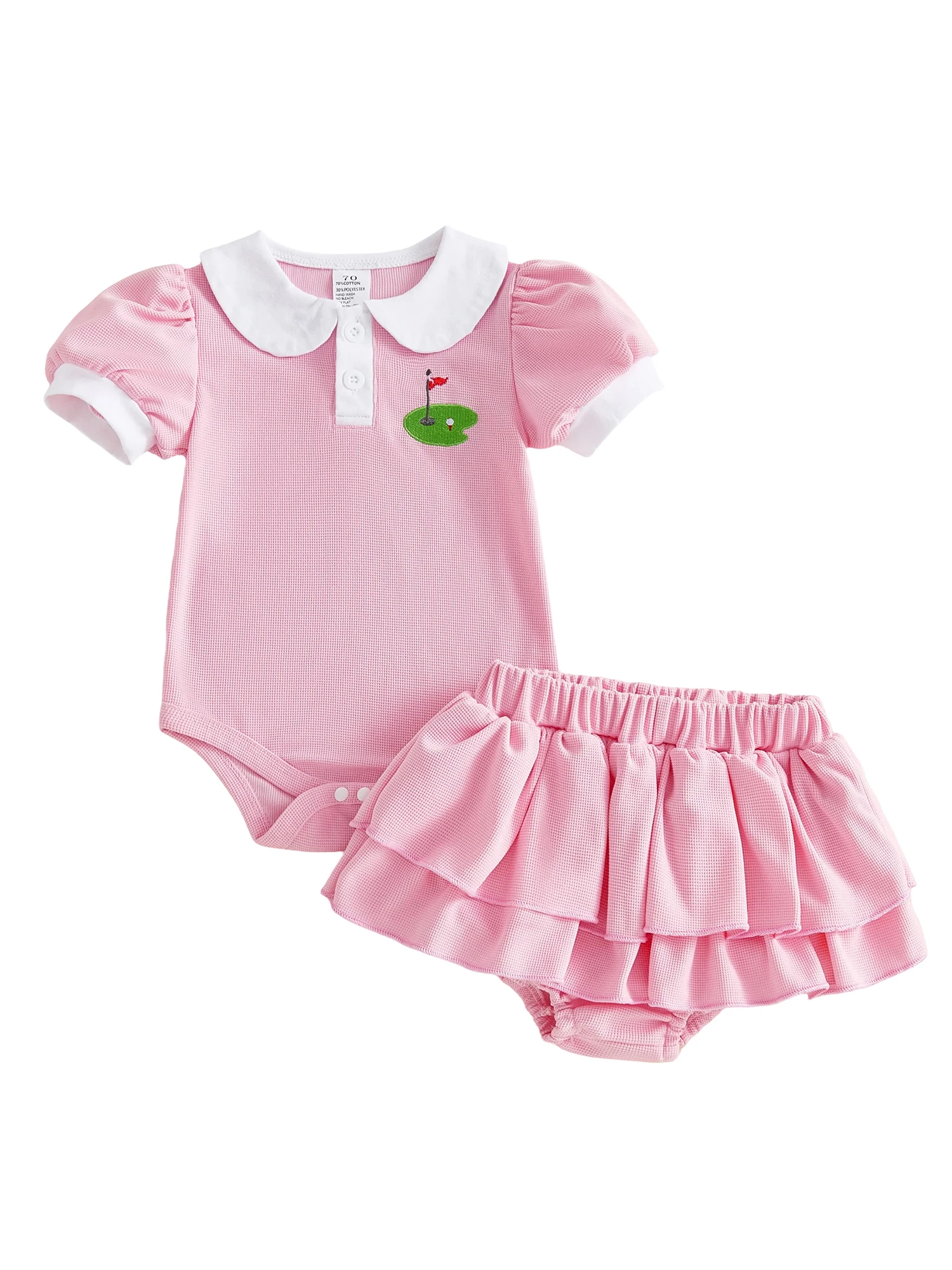 

Toddler Girls Floral Print Ruffle Sleeve Top and Shorts Set with Bow Headband Summer Outfit 3 Piece Clothing Set