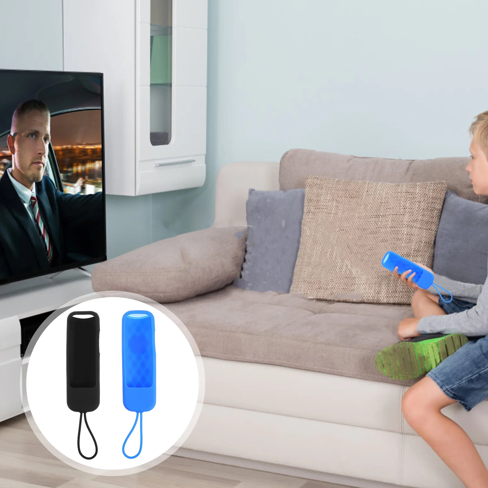 

2 PCS Remote Control Case Silicone Protection Protective Cover Accessory Controller Dust-proof Bumper Back Silica Gel Stick