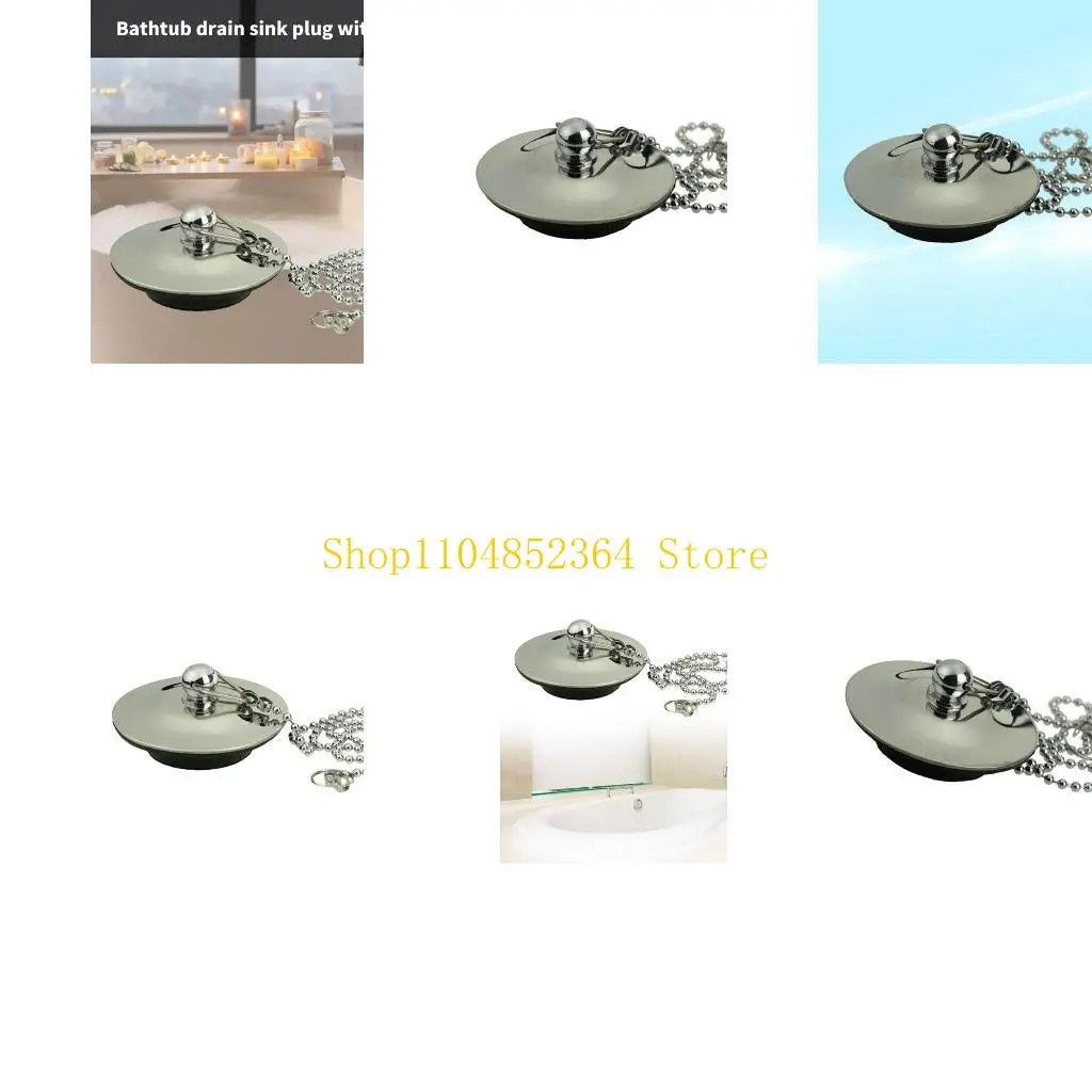 

652F Стопоры раковины с 50 см стальной цепной цепи металлической ванной комнаты для кухни для ванной комнаты