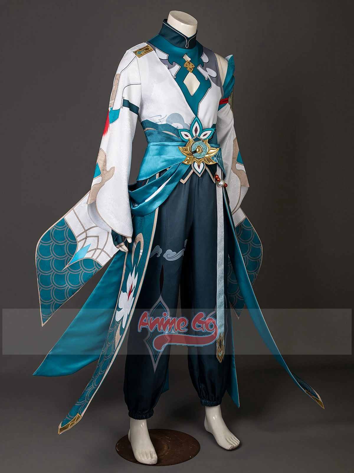 Honkai Star Rail Imbibitor Lunae dan Heng Cosplay Kostuum Met Drakenhoorns Accessoires Halloween Outfit C08337E-B