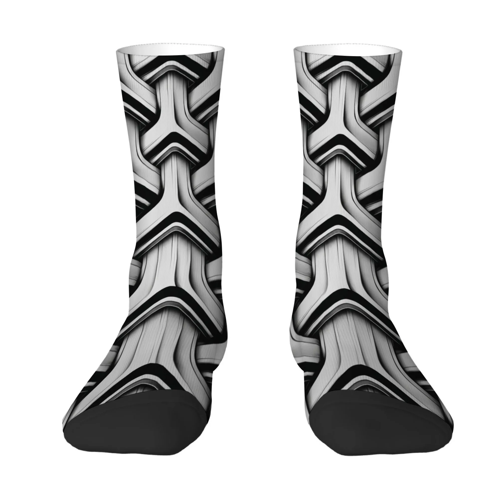 

Unisex Crew Socks 1 Pair 3D Style Pattern for Gifts Parties Comfotable Breathable Socks Cycling Sports Casual Outdoor Socks