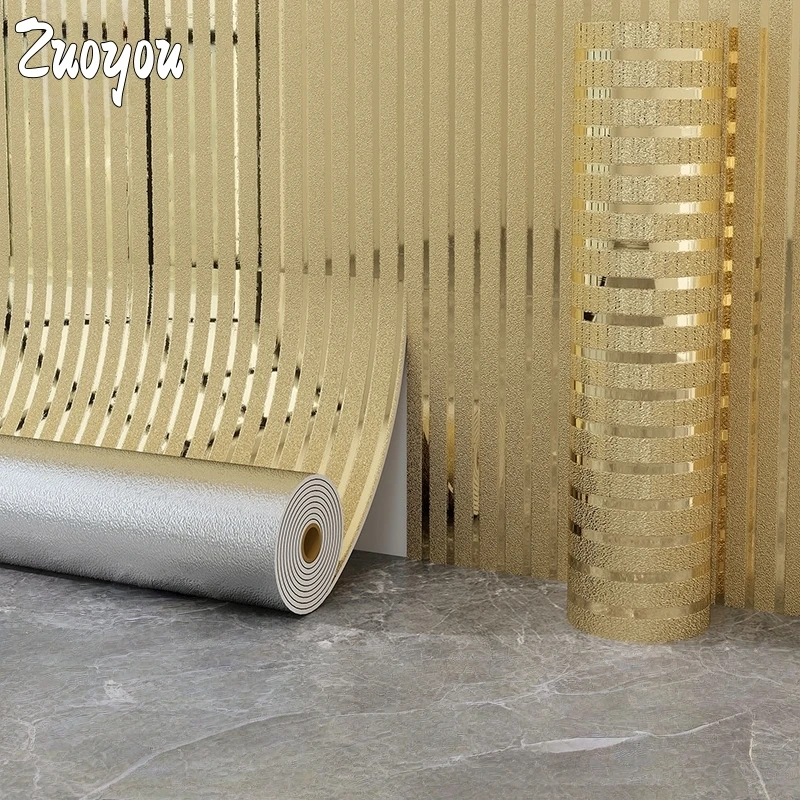 3m x 40cm espuma textura metálica casca e vara papel de parede para revestimento de parede à prova dwaterproof água grosso auto-adesivo adesivos de parede decoração de casa