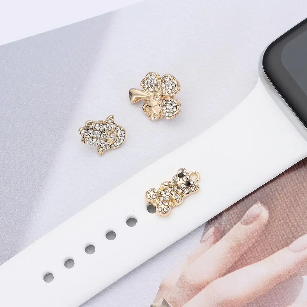 Creative Nails Diamond Strap Accessories Watch Band Ornament Decorative Ring Wristbelt Charms
